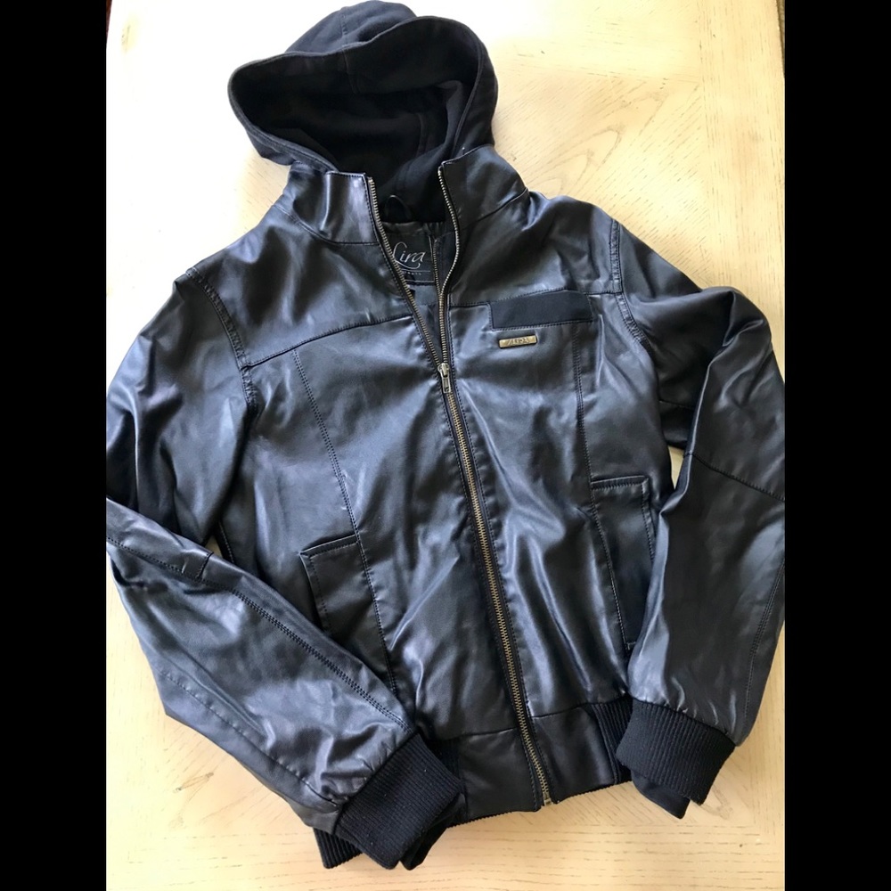 Lira | Faux Leather Bomber Jacket 🖤